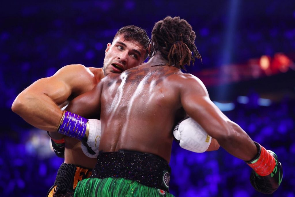 Results and highlights from the KSI vs. Tommy Fury fight  