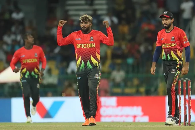 Wanindu Hasaranga Lights Up LPL 2023 With Quickest 50  