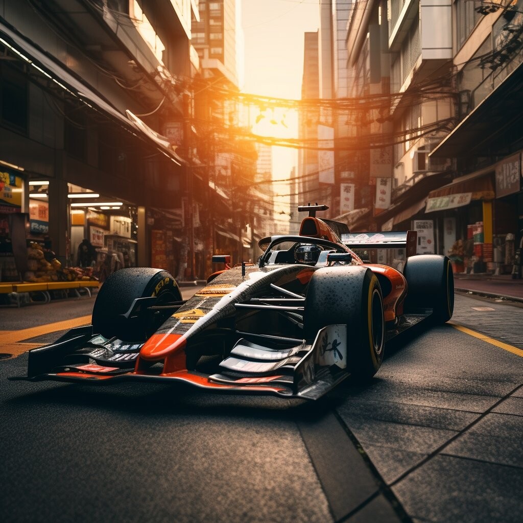 Midjourney Generated Spectacular Formula One Car Images  