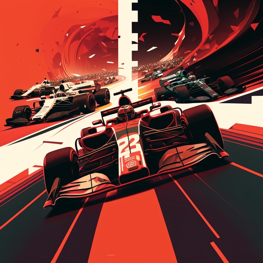 Midjourney Generated Spectacular Formula One Car Images  