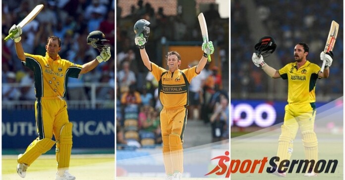 Centuries by an Australian at World Cup Finals  