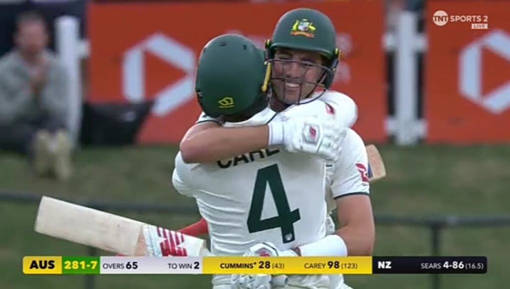 Alex Carey Heroics Gives Australia 2-0 Win Over New Zealand  