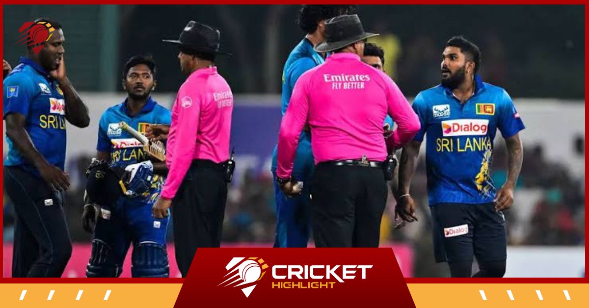 अंपायर से उलझे Wanindu Hasaranga, ICC ने कर दिया बैन  