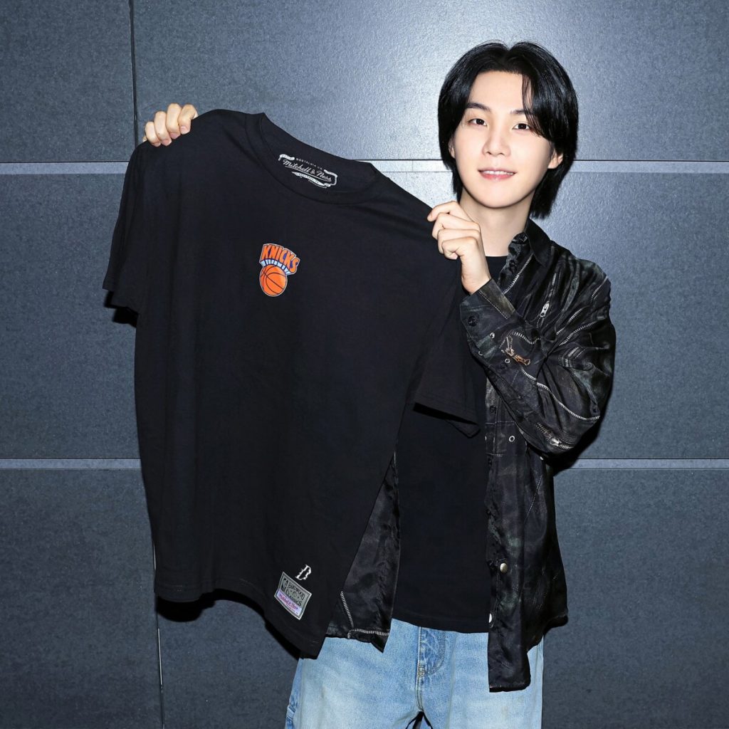 BTS Star Suga unveils the NBA Capsule Collection BTS Star Suga unveils the NBA Capsule Collection