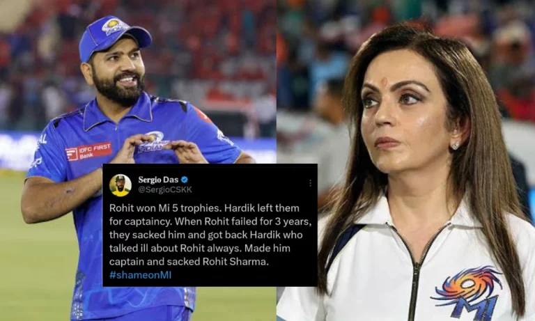 MI loses 1.5K Insta Fans after replacing Rohit as Captain  