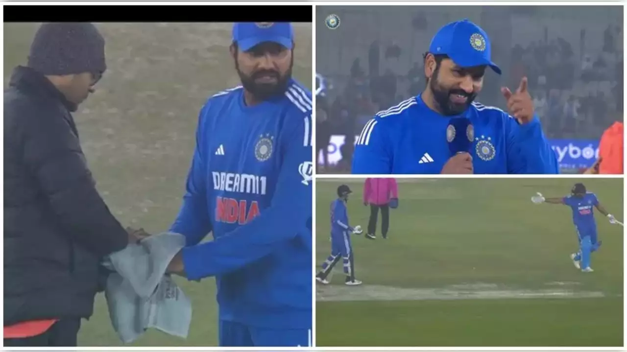 IND vs AFG: Rohit reacts on run-out over Gill's Confusion  