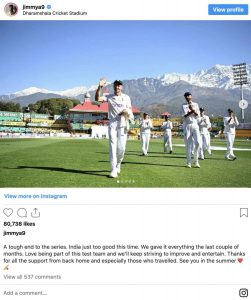 "India is too good"- James Anderson after England failure  