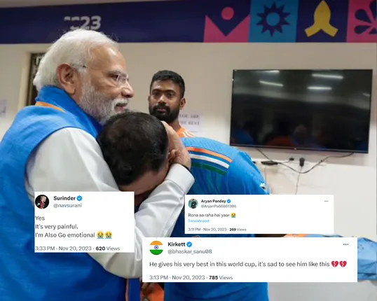 PM Modi consoles India after loss in ODI World Cup final PM Modi consoles India after loss in ODI World Cup final