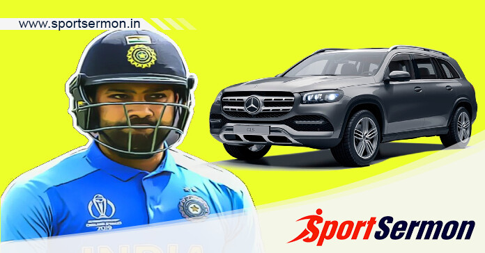 Rohit Sharma Returns Home In Mercedes After Asia Cup Win  