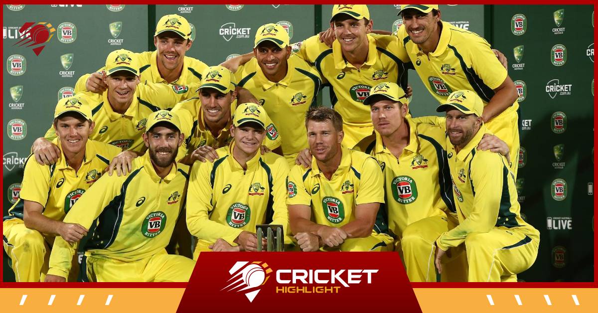 ODI Team Annual Rankings में शीर्ष पर ऑस्ट्रेलिया  