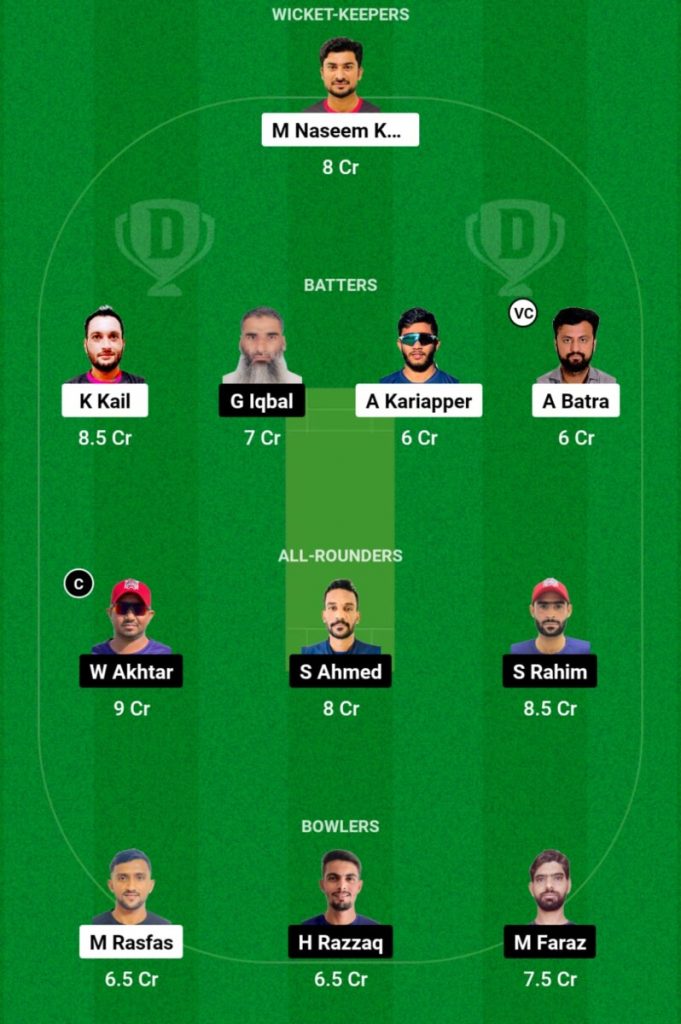 RUR vs AZA Dream11 Prediction, Match 23, Oman D10 League RUR vs AZA Dream11 Prediction, Match 23, Oman D10 League