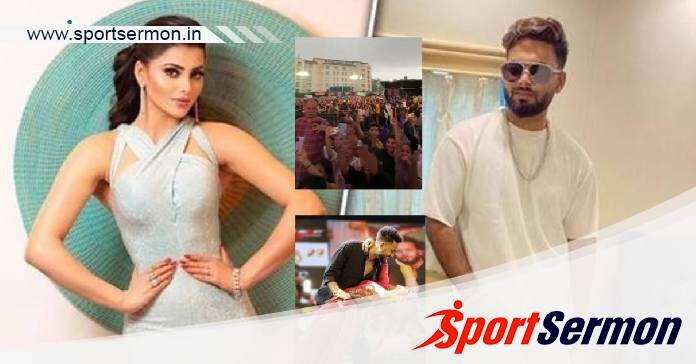 'Rishab Pant' chants go loud as Urvashi promotes new song  