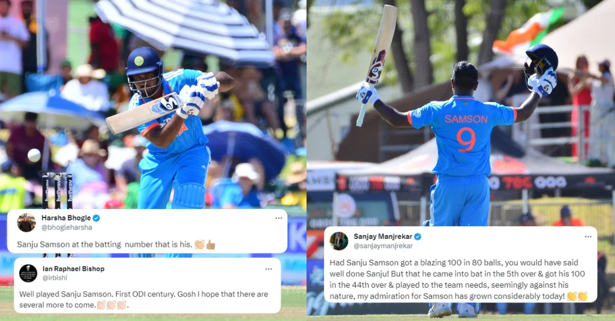 SA vs IND 3rd ODI: Fans react as Sanju Samson smashed a Ton  
