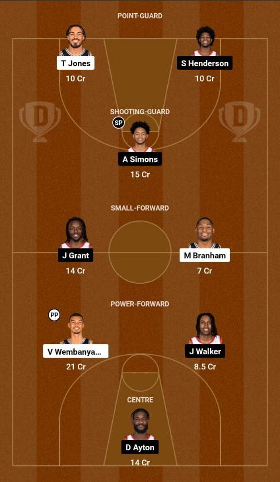 San Antonio Spurs vs Portland Trail Blazers, NBA 2023-24 San Antonio Spurs vs Portland Trail Blazers, NBA 2023-24