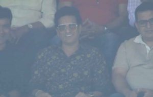 Sachin Tendulkar spotted at Wankhede for Ranji Trophy Final Sachin Tendulkar spotted at Wankhede for Ranji Trophy Final