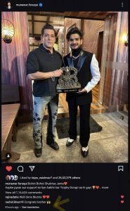 Cricketer Rashid Khan wishes Munawar Faruqui on winning BB Cricketer Rashid Khan wishes Munawar Faruqui on winning BB