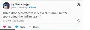IND vs NEP: Fans Troll Indian Fielders for dropped catches  