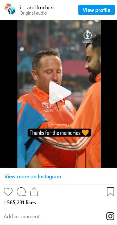 Virat Kohli Gift To Ex-RCB Teammate Roelof Van Der Merwe Virat Kohli Gift To Ex-RCB Teammate Roelof Van Der Merwe