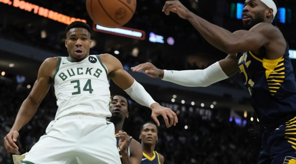 Giannis Antetokounmpo breaks 5 records in game vs Pacers Giannis Antetokounmpo breaks 5 records in game vs Pacers