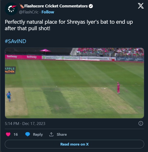 Meme Fest Begins As Shreyas Iyer' Bat Goes Flying Meme Fest Begins As Shreyas Iyer' Bat Goes Flying