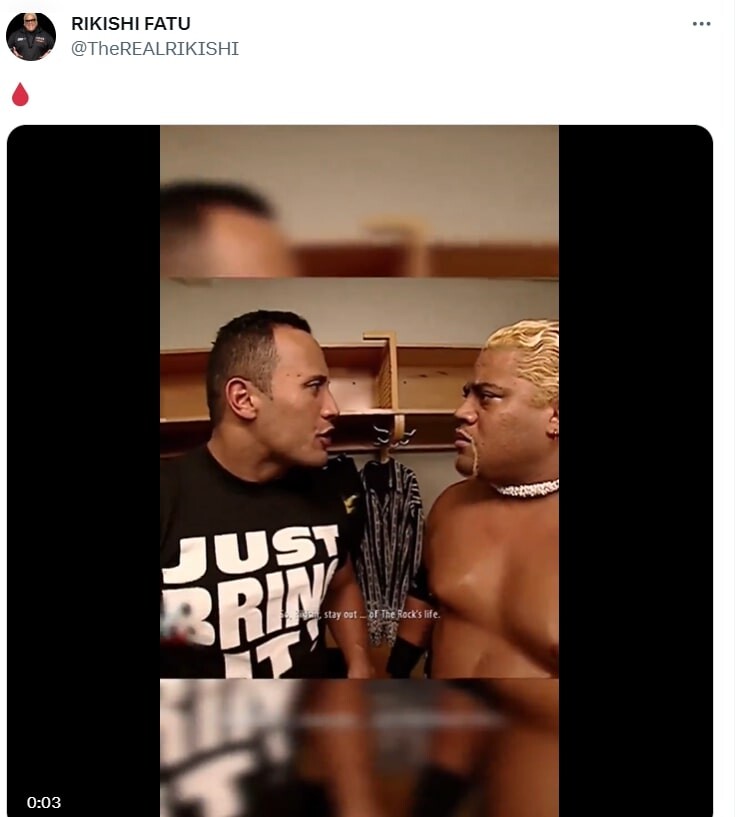 WWE Legend Rikishi picks a side between Reigns & The Rock WWE Legend Rikishi picks a side between Reigns & The Rock