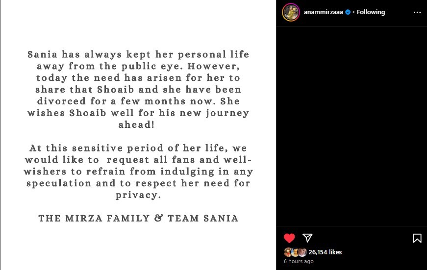 Sania Mirza's Family Opens Up About Her divorce Sania Mirza's Family Opens Up About Her divorce