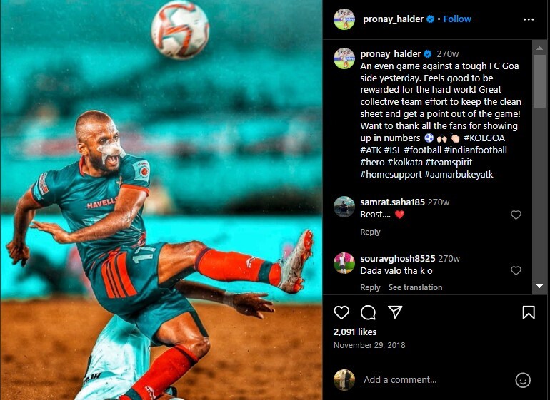 Tactical Midfielder, Pronay Halder Biography Tactical Midfielder, Pronay Halder Biography