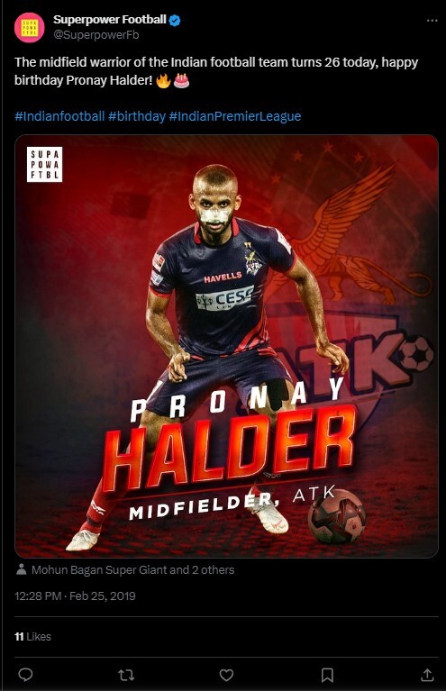 Tactical Midfielder, Pronay Halder Biography Tactical Midfielder, Pronay Halder Biography