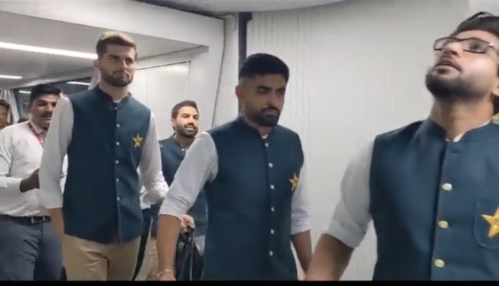 Pakistan Team Arrives in India After 7 Years For World Cup Pakistan Team Arrives in India After 7 Years For World Cup