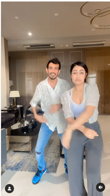 Dhanashree, Yuzvendra dance reel trends on Social Media Dhanashree, Yuzvendra dance reel trends on Social Media