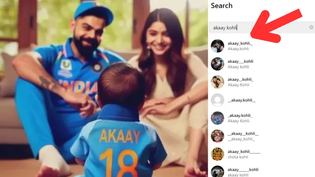 Virat Kohli's Son Fake Social Media Account Pops Up Virat Kohli's Son Fake Social Media Account Pops Up
