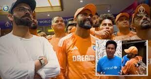 Sachin Tendulkar announced Dressing Room Fielder of Match  