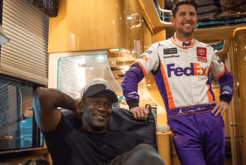 NASCAR's Hamlin drops hilarious statement about Jordan  