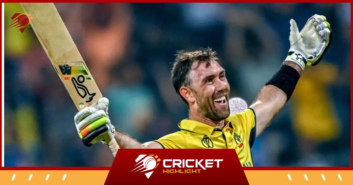 Double century of Maxwell: AFG के खिलाफ तोड़े सारे रिकॉर्ड  