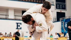 In BJJ, how to perform standing back takes? In BJJ, how to perform standing back takes?