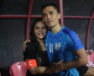 Indian footballer Sunil Chhetri is blessed with a baby boy Indian footballer Sunil Chhetri is blessed with a baby boy