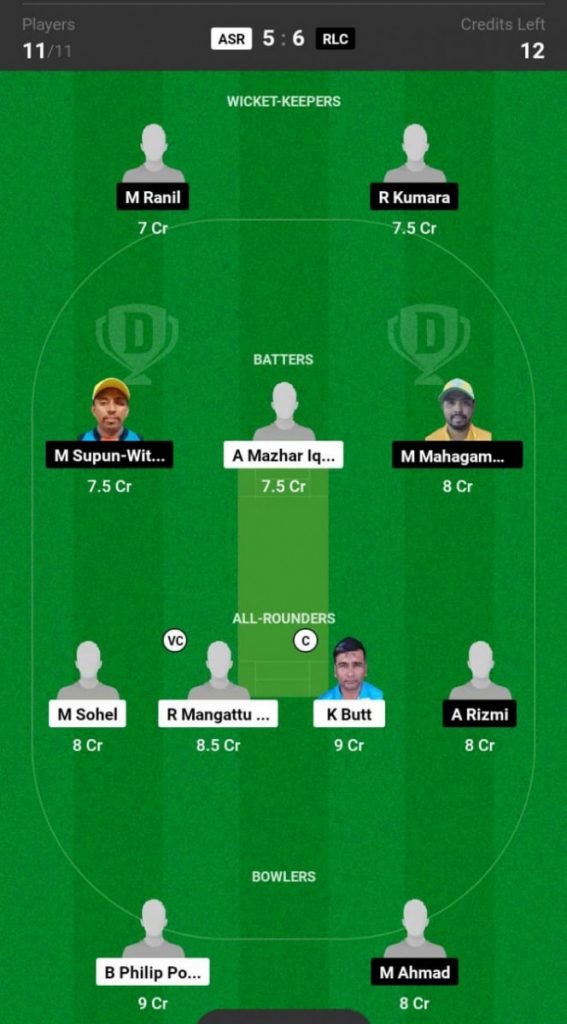 Al Sayer vs Royal Lions CC, ASR vs RLC Preview: KCC T20 Challengers Cup 2024  