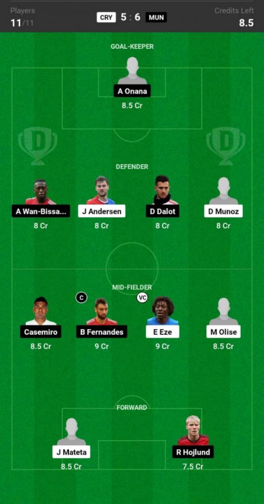 Crystal Palace vs Manchester United Prediction, Premier League Live Crystal Palace vs Manchester United Prediction, Premier League Live