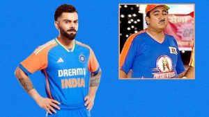 Team India की T20 WC jersey पर नहीं थम रहा बवाल, अब हो गई जेठालाल की एंट्री Team India की T20 WC jersey पर नहीं थम रहा बवाल, अब हो गई जेठालाल की एंट्री
