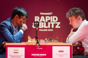 Superbet Rapid 2024 R1-3 में अर्जुन ने कालर्सन को दी पटखनी  