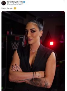 Sonya Deville returns to WWE after a long hiatus Sonya Deville returns to WWE after a long hiatus