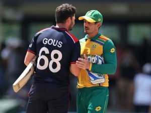 South Africa survive scare to beat USA in thrilling Super 8s opener  