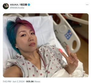 WWE star Asuka shares photos of her injury status on social media  