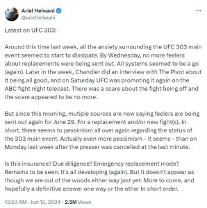 New Update for UFC 303 has left fans uncertain about McGregor's return New Update for UFC 303 has left fans uncertain about McGregor's return