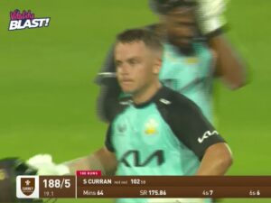 Moeen Ali and Sam Curran Hit Match Winning Centuries at Vitality Blast  