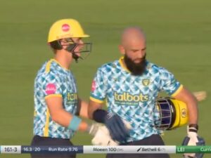 Moeen Ali and Sam Curran Hit Match Winning Centuries at Vitality Blast  