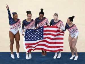 U.S. Gymnasts Conquer Anxieties, Claim Team Gold in Paris  