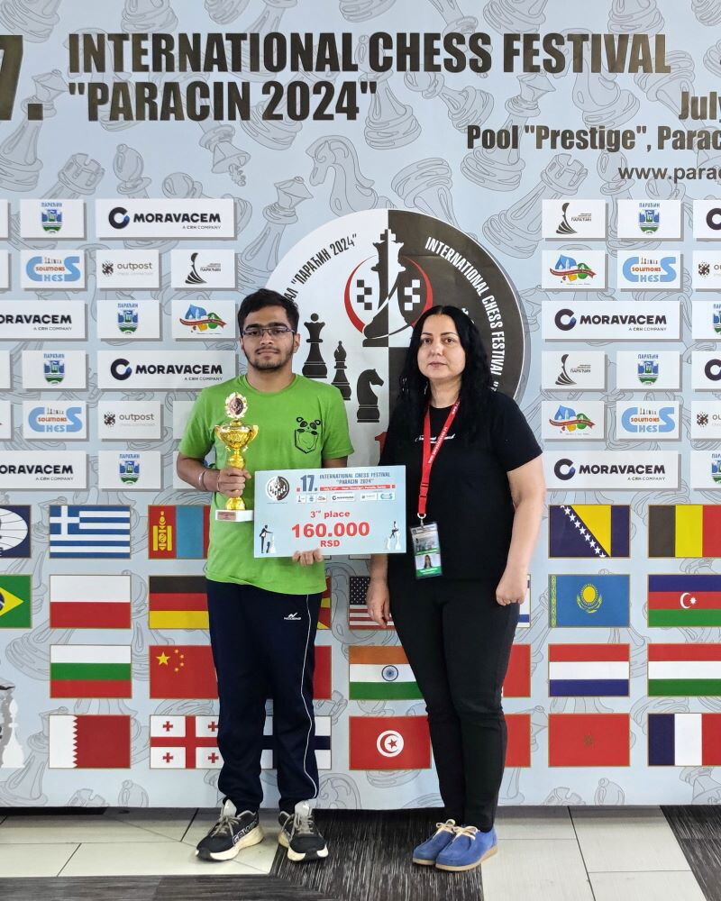 Paracin Open 2024 के चैंपियन बने दिमितार मर्दोव, तीसरे स्थान पर रहे कुशाग्र Paracin Open 2024 के चैंपियन बने दिमितार मर्दोव, तीसरे स्थान पर रहे कुशाग्र