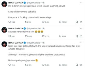 "Skipped rehab for..."- Ryan Garcia reacts to brother Sean's knockout loss "Skipped rehab for..."- Ryan Garcia reacts to brother Sean's knockout loss