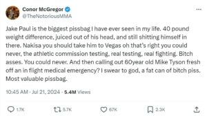 Conor McGregor fires Mike Perry from BKFC after he loses to Jake Paul Conor McGregor fires Mike Perry from BKFC after he loses to Jake Paul